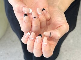 モノトーンネイル　パラジェル