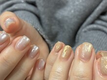 クレイ(clay.)/ベージュニュアンスネイル