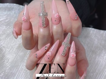 ゼン ネイル デザイン 池袋(ZEN NAIL DESIGN)/* 長 さだしやり放題×つけ放題