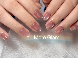 水光マグネットネイル