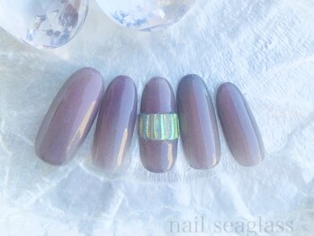 オーロラ♪バカラリングネイル