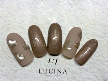 H-725大人バレンタインネイル