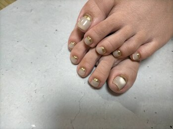 ネイルサロン ユーア(Yu a)の写真/【柏駅徒歩1分！】フットやり放題90分￥7980！ フットネイル￥6480～アートサンプル&パーツが豊富♪