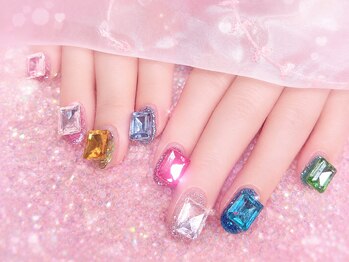 サロンドチェリーブロッサム(Salon de Cherryblossom)の写真/種類豊富なパーツ・ジェルをご用意して、皆様のご来店待ってます♪ゆめかわ系・推しネイルもできちゃう◎