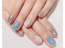 カラン 焼津店(CALIN)/きれかわフラワーネイル