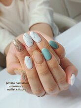 プライベート ネイルサロン マーマ(murmur)/大理石ネイル