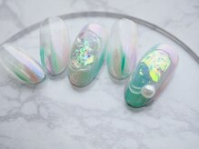 カトルナフ(quatre fois neuf)/オーロラニュアンスネイル