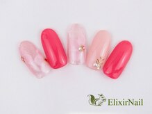 エリクサーネイル 五反田(Elixir Nail)/定額a シンプル／クーポン使用