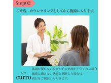 アクト クロ(ACT curro)/脱毛施術の流れStep02