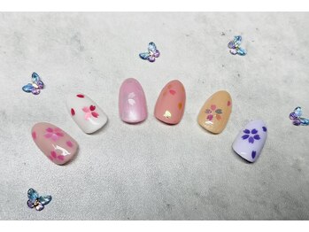 ジュリネイル(JULIE NAIL)/サクラのホログラム♪