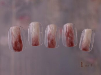 アイネイルズ 吉祥寺店(I nails)/クリアモード癖ネイル