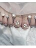 《 初回or2ヶ月以内付替オフ無料》【FOOT】デザインコース￥8800