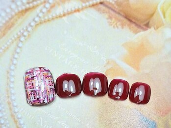 ニコ(nico)/12月フット【親指アート】