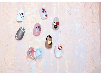 ギャザーパーティー 乃木坂店(gatherparty)/シーズンネイル【バレンタイン】