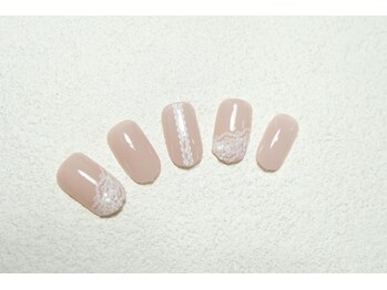 【定額シンプル】レースネイル