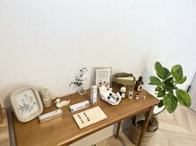 まつげパーマ・まつげエクステ専門店 mooi【モーイ】【7/3 NEW OPEN（予定）】の雰囲気（目元に合う美容アイテムも揃えています＊）