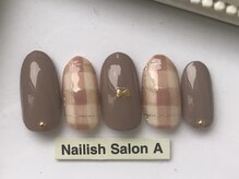ネイリッシュサロン エー(Nailish Salon A)/チェックネイル