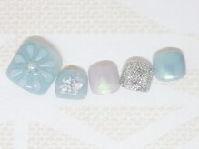 ティーエヌ 名古屋矢場町店/フット　デザインネイル￥6980