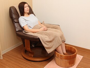 ユウセン(悠泉)/足湯中は眠くなってしまう方も…