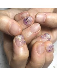 春らしいキャラクターネイル！