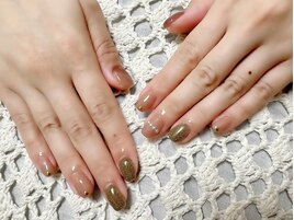 バレンタインネイル