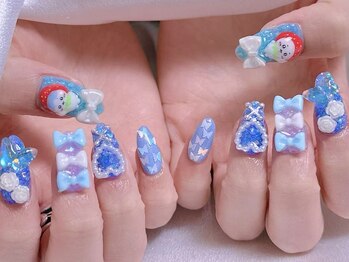 エムズ ネイルサロン(M2)/推しキャラゴデゴデネイル