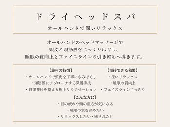 ロイボーテ(ROI Beaute)/ドライヘッドスパ