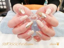 リオッサ オブ ラグーン(RIOSSA of Lagoon)/ミラーフレンチｘロゴネイル