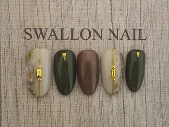 スワロンネイル(SWALLON NAIL)/１・２月定額ネイル