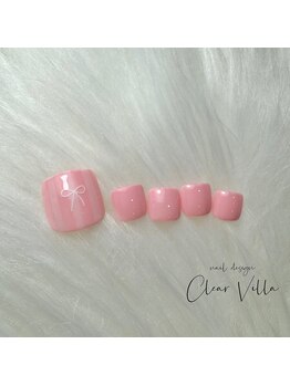 ネイルサロンクリアヴィラ(nail salon clear villa)/フットデザインチョイス☆¥9350