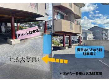 青空はりきゅう院/テナントの脇　駐車場２