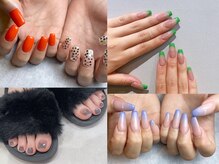 ハンド&フット持ちこみネイルもOK♪ 《パラジェル/長さだし》