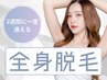 【都度払い】3回目以降☆全身美肌脱毛¥15000
