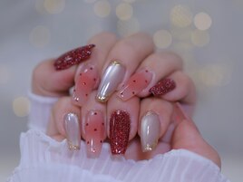 ハートドット　バレンタイン