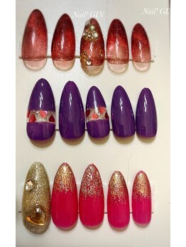 ネイル ジン(Nail' GIN)/【HAND】バレンタインネイル