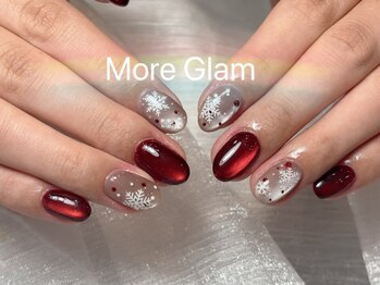 モアグラム 池袋東口店(More Glam)/冬　雪花　ネイル