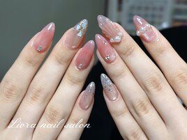 キルティング、秋ネイル