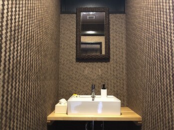 アジアンリラクゼーションヴィラ 米子店(asian relaxation villa)/手洗い