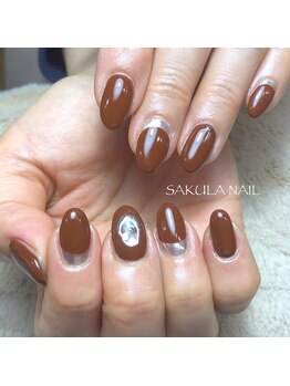 ネイルバイサクラ NAIL BY SAKULA/ミラーネイル