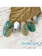 ネイルサロン クイル(QUILL)/７月ターコイズ（３）