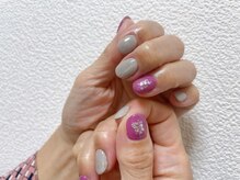 キキネイル たまプラーザ店(kikinail)/3.4月定額A フラワーネイル