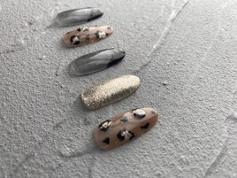 【店舗限定】レオパードネイル