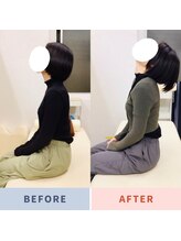 ナオル整体 蒲田院(NAORU整体)/20代女性施術事例【頸部後屈】
