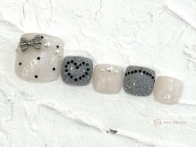 ネイルメゾン 池袋店(NAIL MAISON)/ドットリボン¥9000