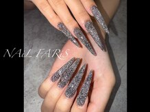 ネイルファリス(NAiL FARiS)/お客様ネイル☆BLACK × FLASH