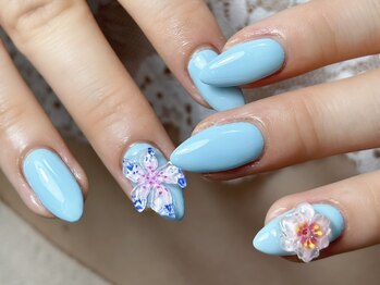 サリーネイルラボ(Sully Nail Lab)/夏花付け