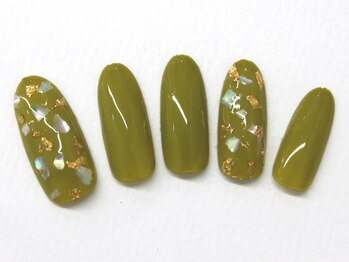 ネイルサロンセレーネ(Selene)/抹茶カラーネイル