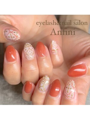 nail salon Anfini 月島 勝どき 豊洲