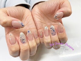 【自爪ネイル】ラメネイル