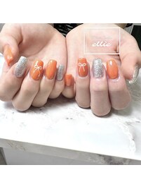 キャンペーン オレンジネイル